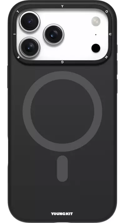 iPhone 17 Pro Case H&uuml;lle - Youngkit Gel Cream Series MagSafe - Schwarz