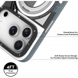 Coque iPhone 17 Pro - Youngkit Starship avec anneau stand 360° MagSafe - Noir