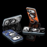 Coque iPhone 17 Pro - Youngkit Starship avec anneau stand 360° MagSafe - Noir