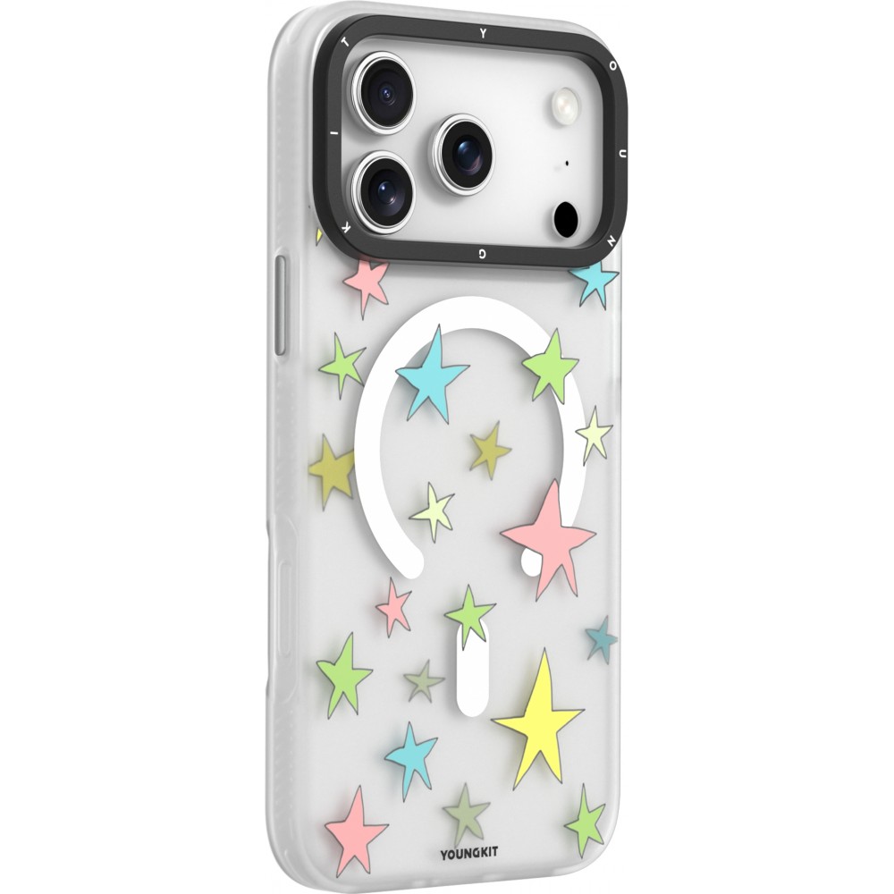 iPhone 17 Pro Max Case Hülle - Youngkit Sweetheart Story MagSafe - Transparent