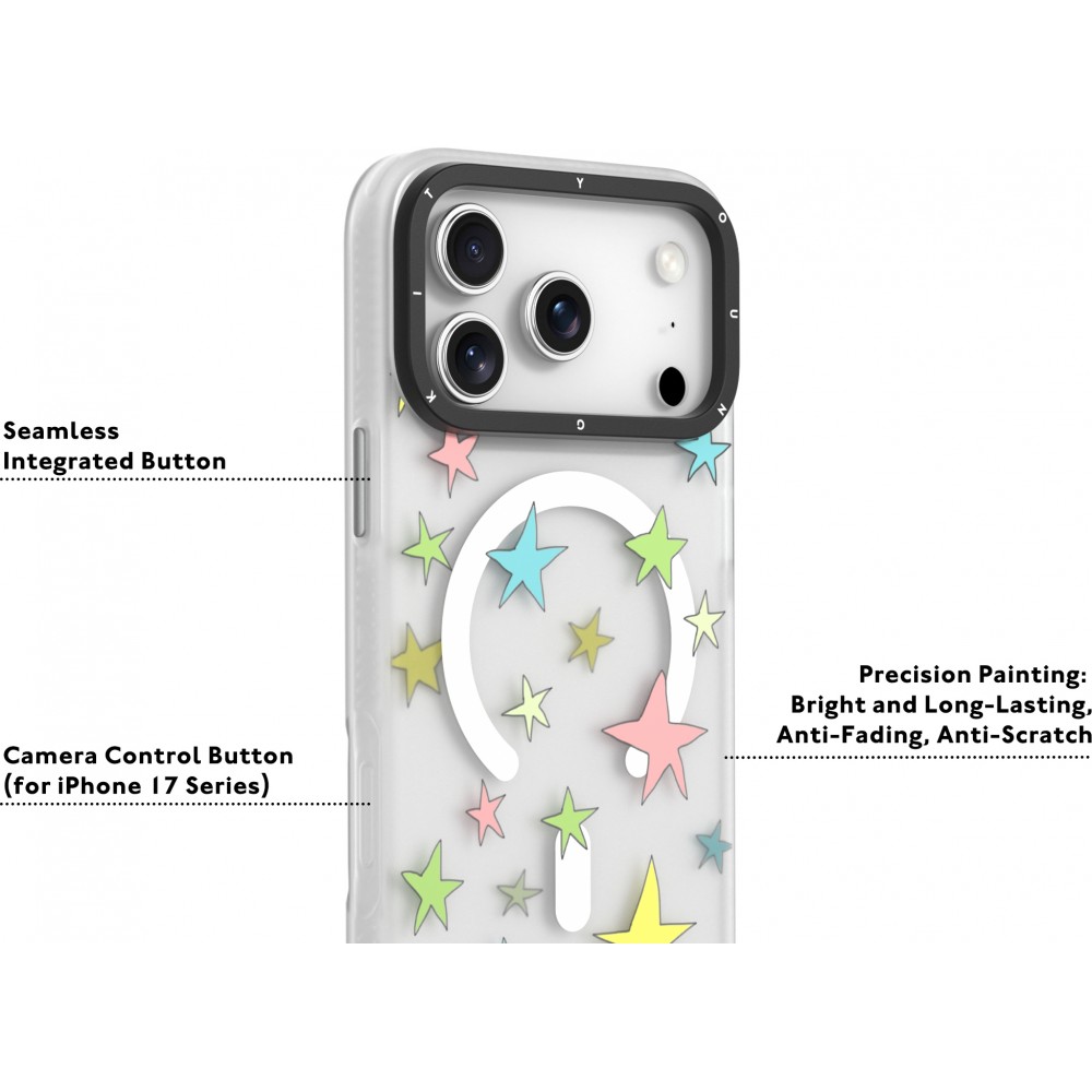 iPhone 17 Pro Max Case Hülle - Youngkit Sweetheart Story MagSafe - Transparent