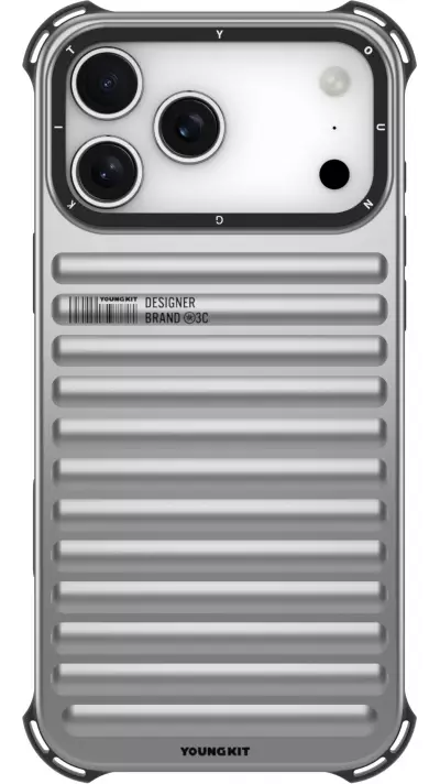 iPhone 17 Pro Max Case Hülle - Youngkit True Color series MagSafe - Silber