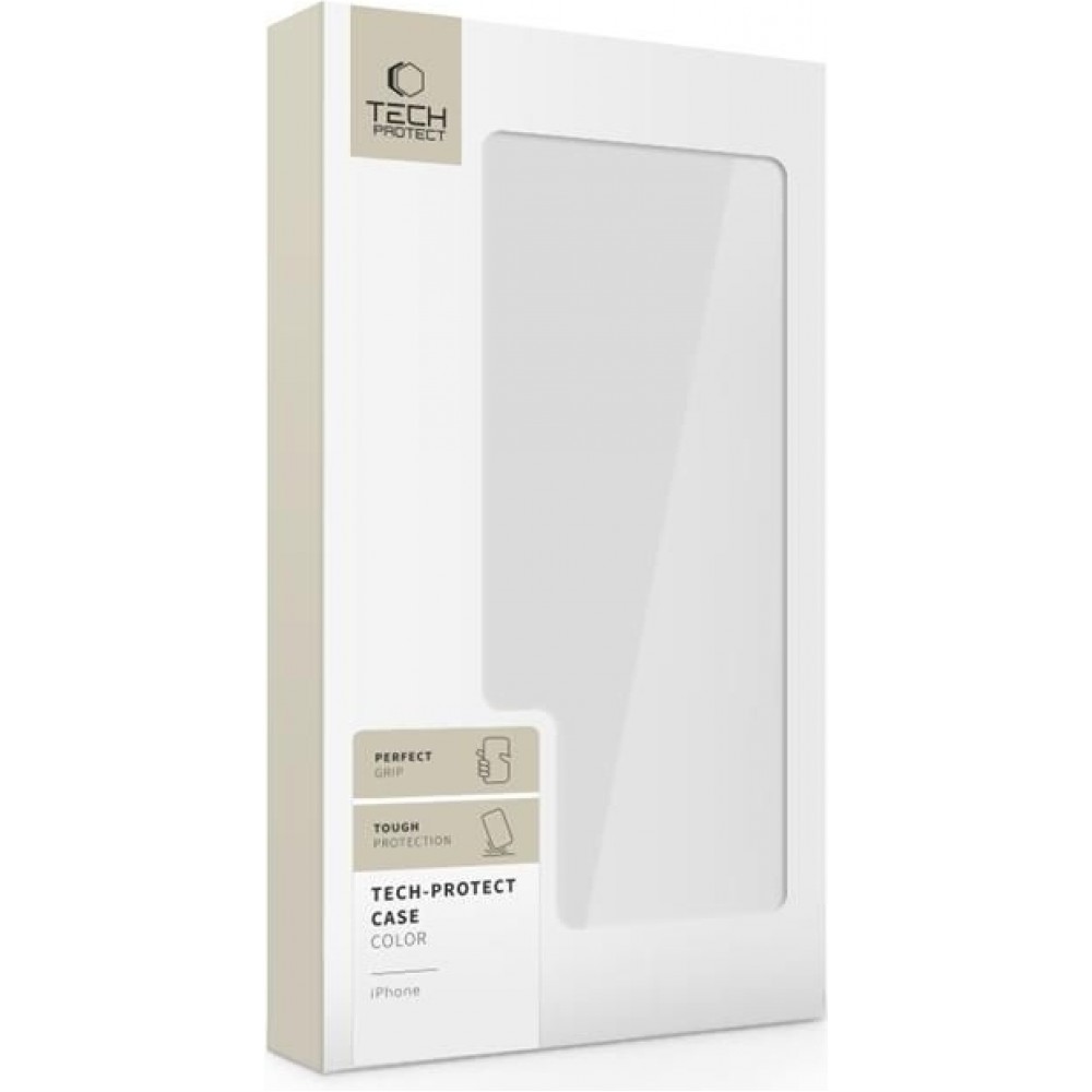 iPhone 17 Case H&uuml;lle - Tech-Protect Ion Carbon MagSafe kompatibel, leicht und langlebig - Silber