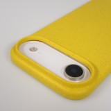 Coque iPhone Air - Bio Eco-Friendly nature avec cordon collier jaune