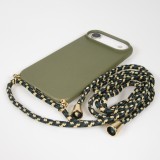 Coque iPhone Air - Bio Eco-Friendly nature avec cordon collier - Vert foncé