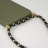 Coque iPhone Air - Bio Eco-Friendly nature avec cordon collier - Vert foncé