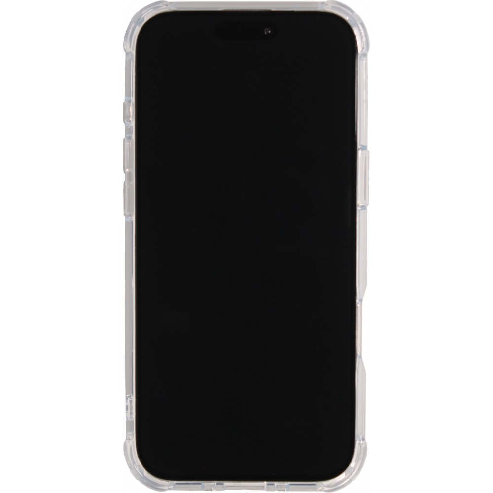 iPhone Air Case Hülle - Bumper Glass TPU Anti-Schock mit Acryl - Transparent