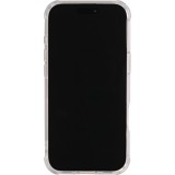 iPhone Air Case Hülle - Bumper Glass TPU Anti-Schock mit Acryl - Transparent