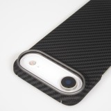 iPhone Air Case Hülle - Carbomile Schutzcase aus echtem Aramid Carbonfaser - Schwarz