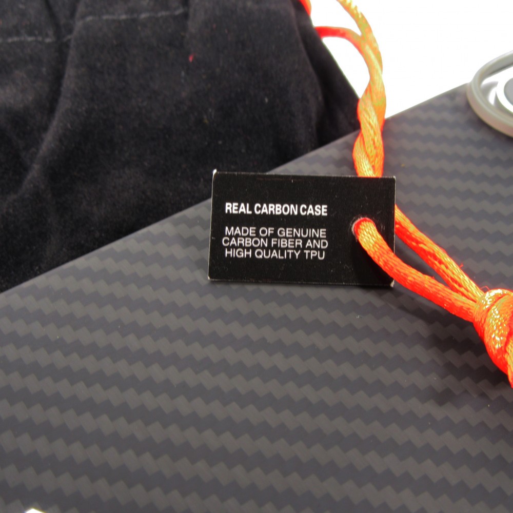 iPhone Air Case Hülle - Carbomile Schutzcase aus echtem Aramid Carbonfaser - Schwarz