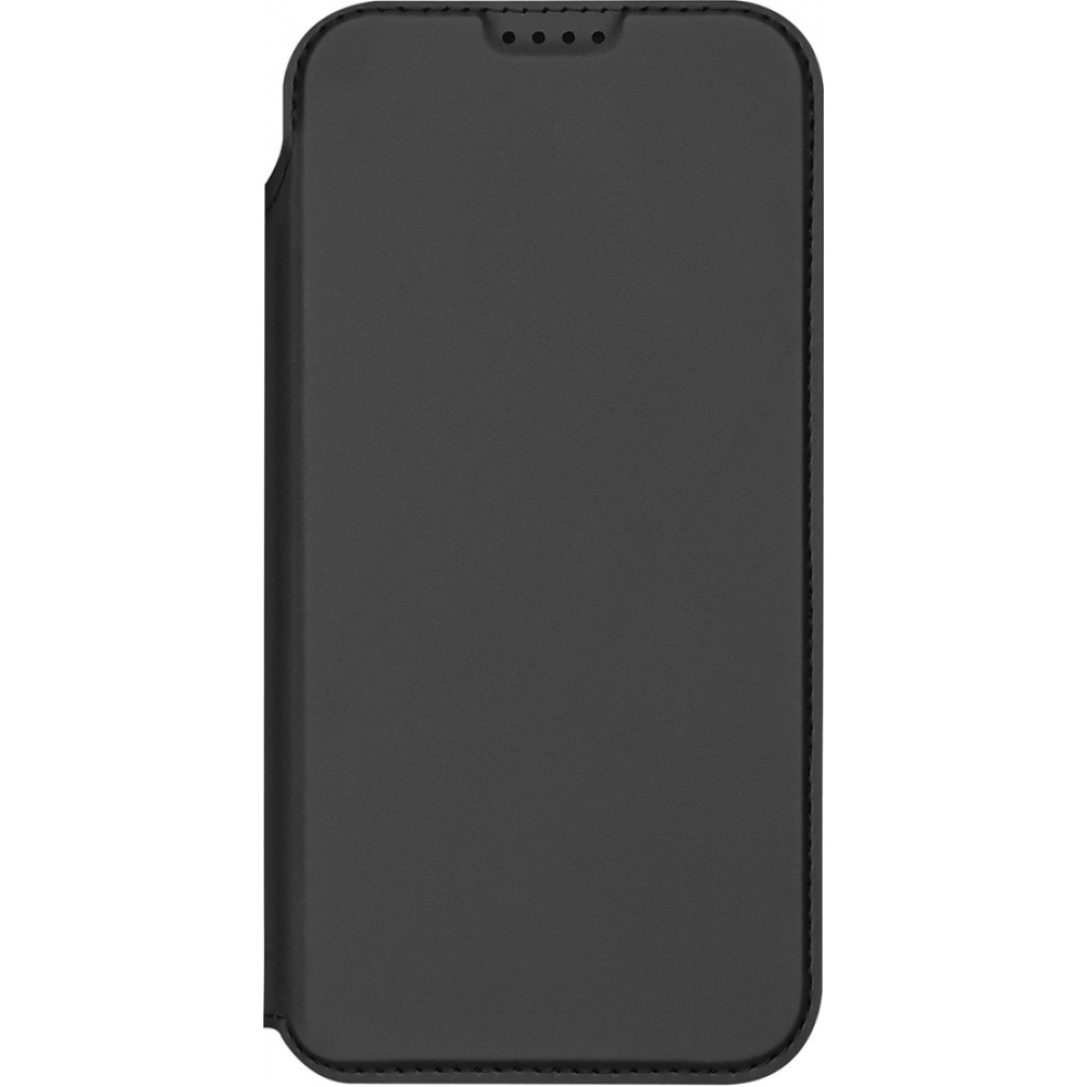 iPhone Air Case Hülle - Dux Ducis Skin Pro - Flexibles PU und TPU Kunstleder mit Kartenfach und Klappe - Schwarz