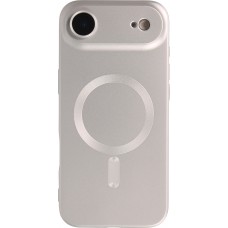 Coque iPhone Air - Gel souple avec vitre de protection caméra MagSafe - Argent