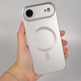 Coque iPhone Air - Gel souple avec vitre de protection caméra MagSafe - Argent