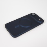 Coque iPhone Air - Gel souple avec vitre de protection caméra MagSafe - Bleu foncé
