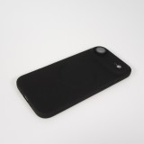 iPhone Air Case Hülle - Gummi weich mit Kameraschutzglas MagSafe - Schwarz