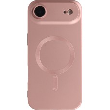 Coque iPhone Air - Gel souple avec vitre de protection caméra MagSafe - Rose