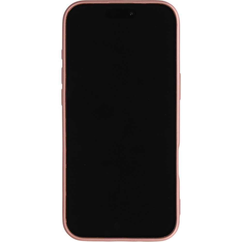 Coque iPhone Air - Gel souple avec vitre de protection caméra MagSafe - Rose
