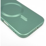 iPhone Air Case Hülle - Gummi weich mit Kameraschutzglas MagSafe - Grün