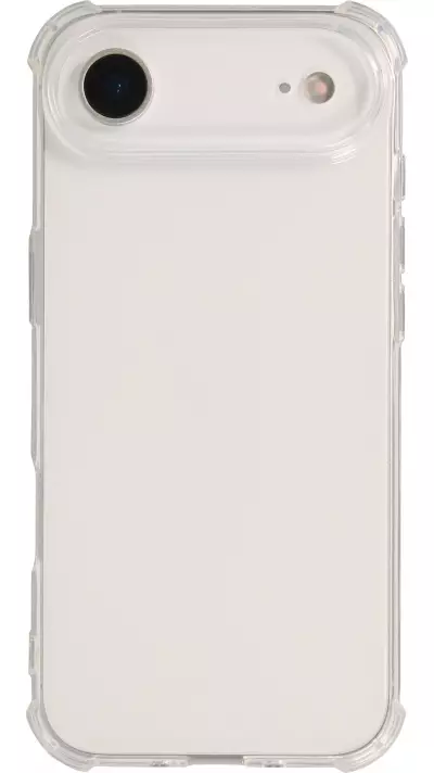 Coque iPhone Air - Gel Transparent Silicone Bumper anti-choc avec protections pour coins