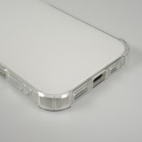 iPhone Air Case Hülle - Gummi Transparent Gel Bumper mit extra Schutz für Ecken Antischock