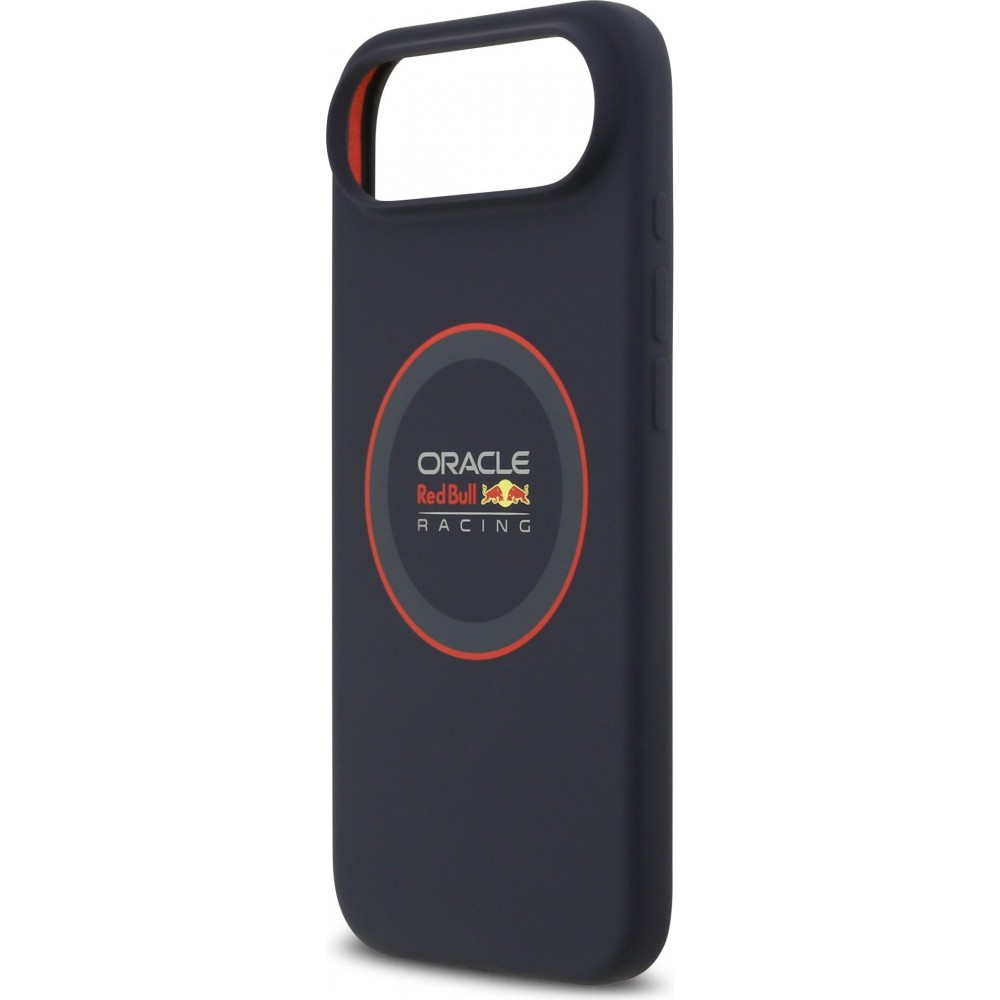 iPhone Air Case Hülle - Red Bull Racing MagSafe Silikonhülle mit rotem Ring - Blau