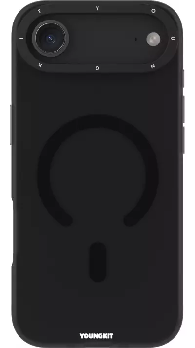 iPhone Air Case Hülle - Youngkit Hidden Sand MagSafe - Schwarz