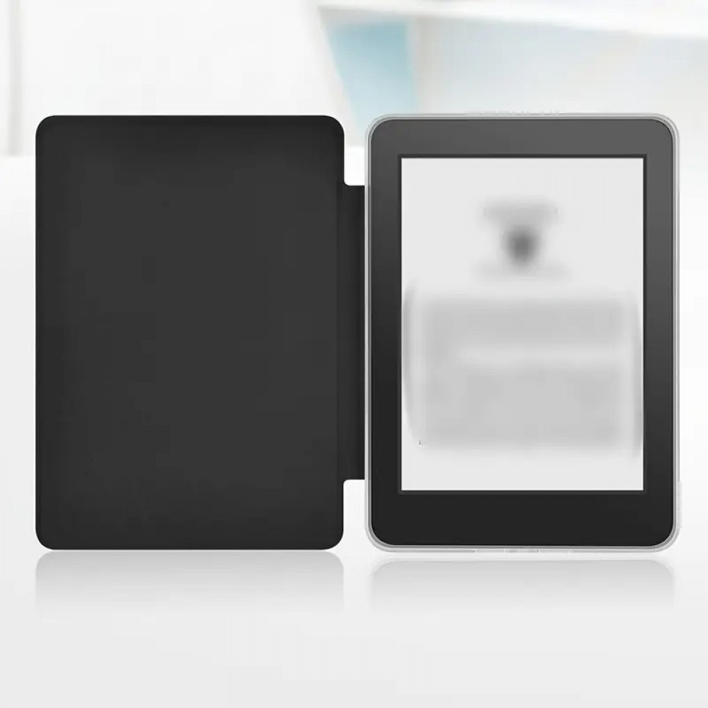 Coque Kindle Paperwhite 2024 (12e génération) - Ultra-transparent protection acrylique et TPU antichoc avec fonction veille / réveil - Rose