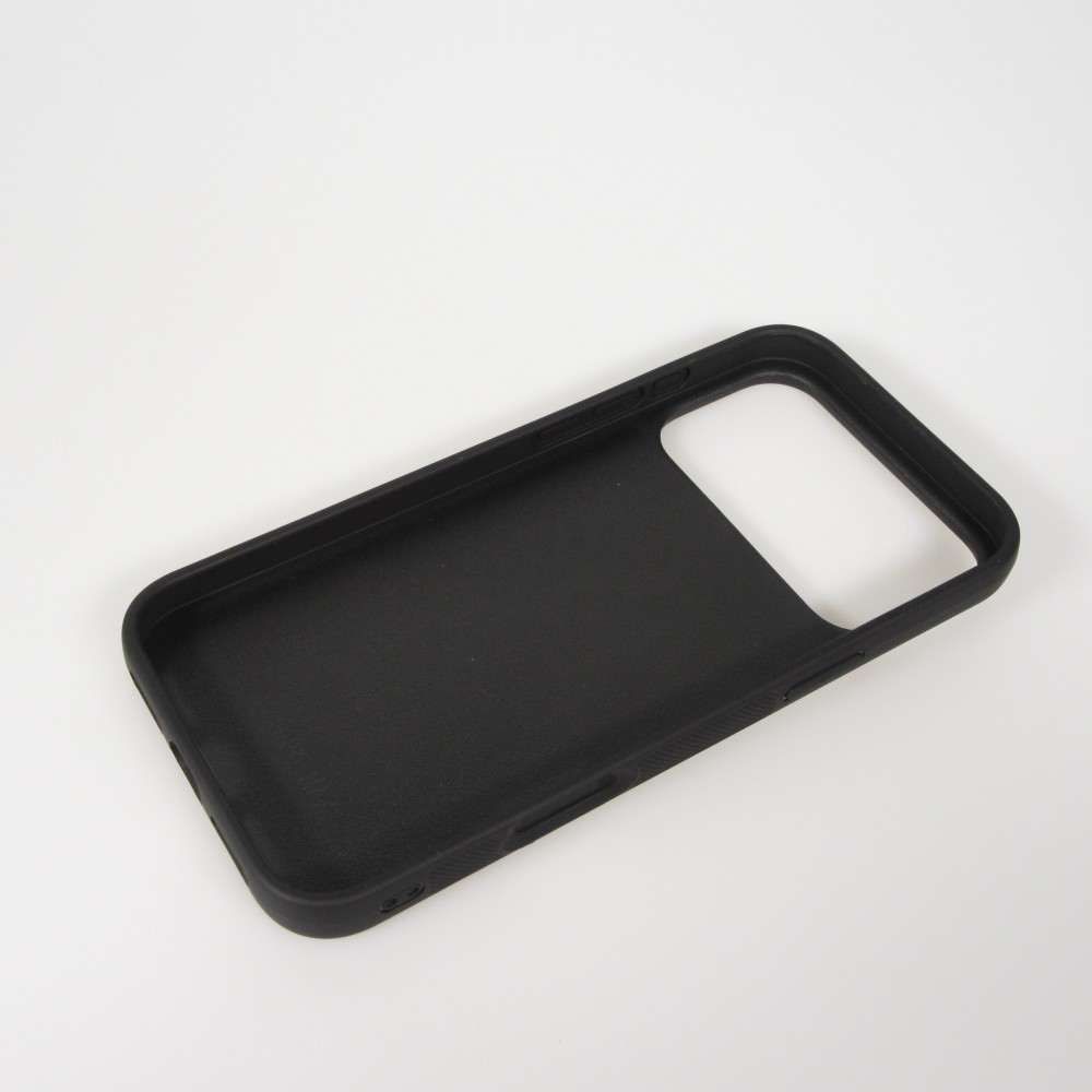 Personalisierte Hülle mit schwarzen Silikonrändern - iPhone 17 Pro