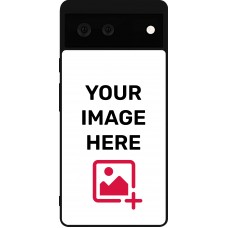 Custom Hülle Silikon schwarz - Google Pixel 6