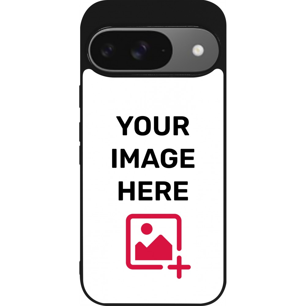 Custom Hülle Silikon schwarz - Google Pixel 9 / Pixel 9 Pro