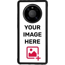 Custom Hülle Silikon schwarz - Huawei Mate 40 Pro
