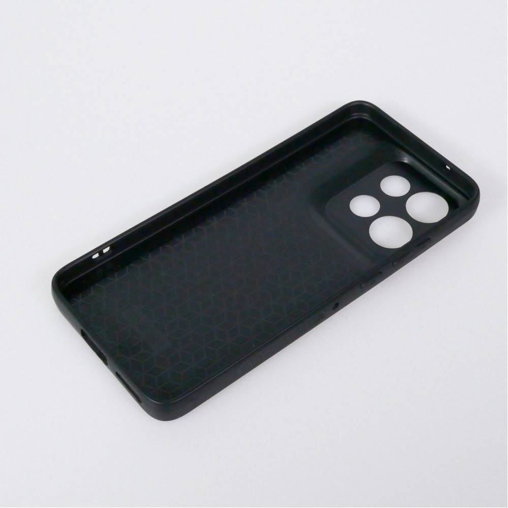 Custom Hülle Silikon schwarz - Motorola Moto S50