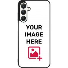 Coque personnalisée en silicone rigide noir - Samsung Galaxy A25