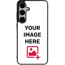 Custom Hülle Silikon schwarz - Samsung Galaxy S25+