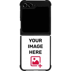 Custom Hülle Silikon schwarz - Samsung Galaxy Z Flip5