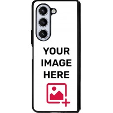 Custom Hülle Silikon schwarz - Samsung Galaxy Z Fold5