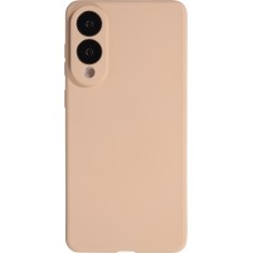 Samsung Galaxy S25 Edge Case Hülle - Silikon soft touch - Beige