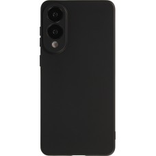 Samsung Galaxy S25 Edge Case Hülle - Silikon soft touch - Schwarz