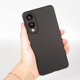 Samsung Galaxy S25 Edge Case Hülle - Silikon soft touch - Schwarz