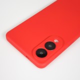 Samsung Galaxy S25 Edge Case Hülle - Silikon soft touch - Rot