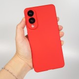 Samsung Galaxy S25 Edge Case Hülle - Silikon soft touch - Rot