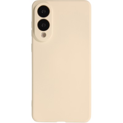 Samsung Galaxy S25 Edge Case Hülle - Silikon soft touch - Vanilla