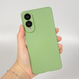 Samsung Galaxy S25 Edge Case Hülle - Silikon soft touch - Grün