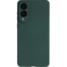 Samsung Galaxy S25 Edge Case Hülle - Silikon soft touch - Dunkelgrün