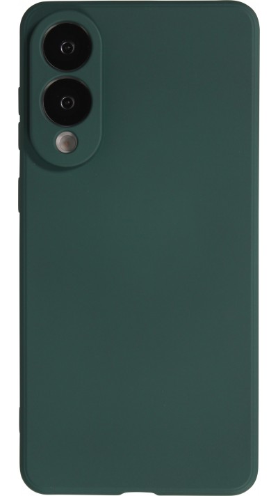 Samsung Galaxy S25 Edge Case Hülle - Silikon soft touch - Dunkelgrün