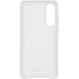 Galaxy S25 Edge Case H&uuml;lle - Premium Vegan-Leder Backcover KindSuit - Hellgrau