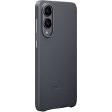 Galaxy S25 Edge Case H&uuml;lle - Premium Vegan-Leder Backcover Kindsuit - Schwarz