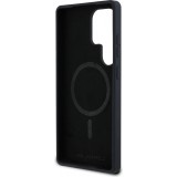 Galaxy S25 Ultra Case Hülle - Karl Lagerfeld Silikonhülle mit Karl und Choupette Design, MagSafe-kompatibel - Schwarz