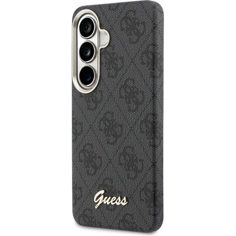 Galaxy S26 Case H&uuml;lle - Guess 4G Script MagSafe Magnetische elegante Schutz - Schwarz