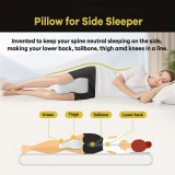 Memory Foam Knieschoner f&uuml;r seitliche Position Beinsupport 35,56cm - Grau